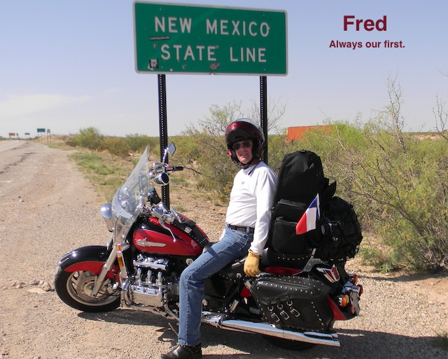 Fred — first rider we met